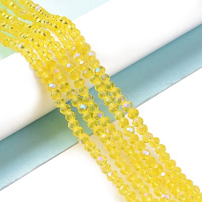 Electroplate Glass Beads Strands EGLA-A034-T3mm-L02-1