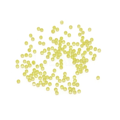 Handmade Luminous Glass Beads GLAA-WH0033-15B-1