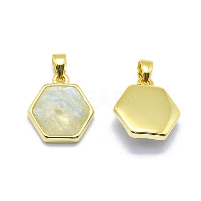 Natural Mixed Stone Pendants G-O176G-G-1