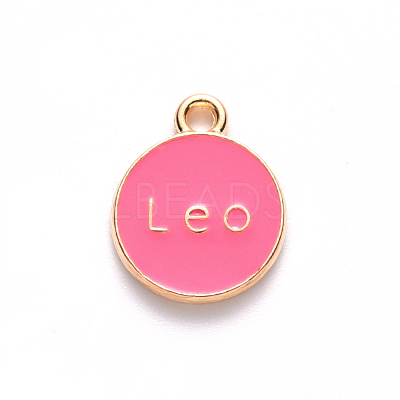 Alloy Enamel Pendants ENAM-S124-01A-03G-1
