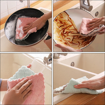 Rectangle Fibre Cleaning Cloth FIND-WH20012-30B-1