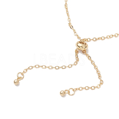 Brass Cable Chains Slider Bracelets BJEW-JB12813-02-1