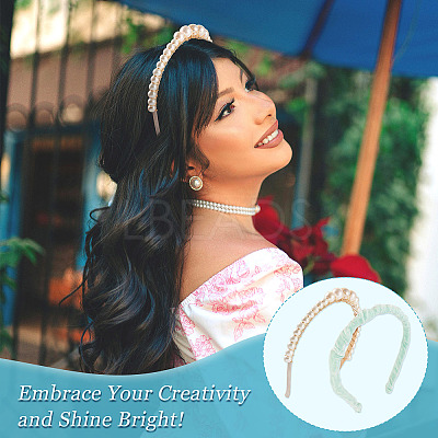 30Pcs 3 Styles Hair Accessories Iron Hair Band Findings OHAR-TA0001-08A-1