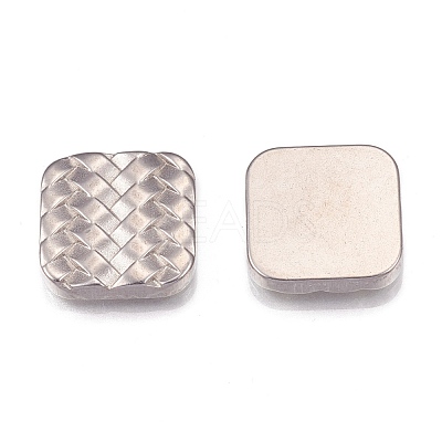 Tarnish Resistant 304 Stainless Steel Cabochons STAS-H109-01P-1