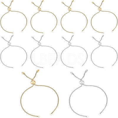 304 Stainless Steel Slider Bracelet/Bolo Bracelets Making MAK-UN0001-02-1