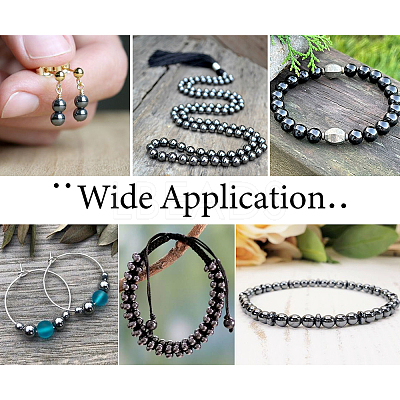 8 Strands 8 Styles Non-magnetic Synthetic Hematite Beads Strands G-TA0001-41-1