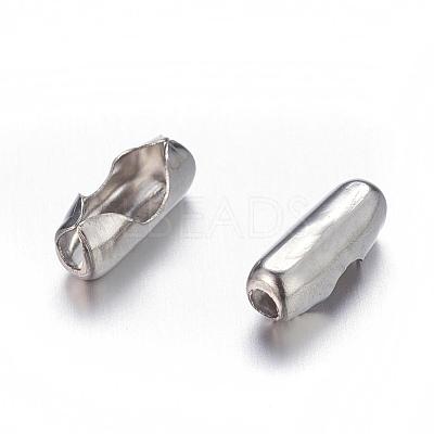 Tarnish Resistant 304 Stainless Steel Ball Chain Connectors X-STAS-R055-10-1