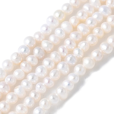 Natural Cultured Freshwater Pearl Beads Strands PEAR-I007-07D-01A-1