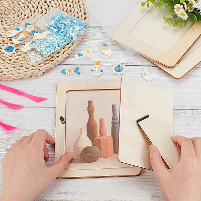 DIY Ocean Theme Photo Frame Making Kit DIY-OC0010-13-1