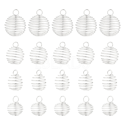 20Pcs 4 Styles Iron Wire Pendants FIND-FS0003-39-1