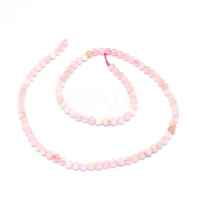 Natural Morganite Beads Strands G-F602-12-4mm-1