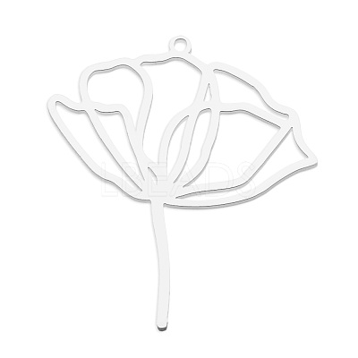 Non-Tarnish 201 Stainless Steel Pendants STAS-S105-LA752-1-1