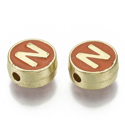 Alloy Enamel Beads X-ENAM-S122-028N-NR-1