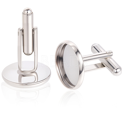 24Pcs Brass Cufflinks KK-SC0006-41-1