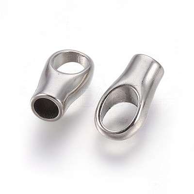 Tarnish Resistant 304 Stainless Steel Cord Ends STAS-L219-04P-1