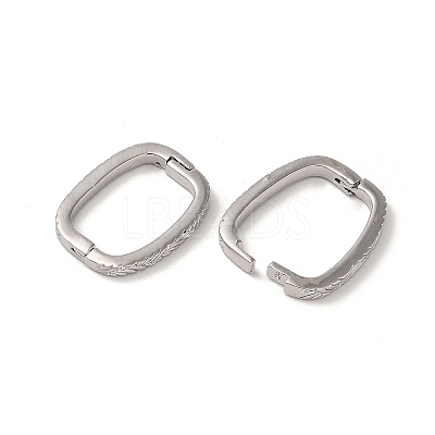 Brass Twister Clasps KK-L208-78P-1