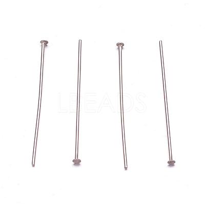 Tarnish Resistant 304 Stainless Steel Flat Head Pins STAS-H358-09C-1