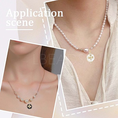 10Pcs 2 Colors Eco-Friendly Brass Micro Pave Cubic Zirconia Pendants KK-BBC0020-69-1