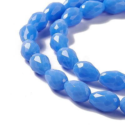 Faceted Glass Beads Strands LS-GLAA-E037-01D-1