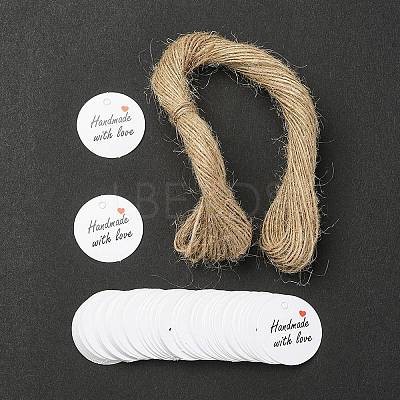 100Pcs Paper Gift Tags CDIS-YW0001-11D-1
