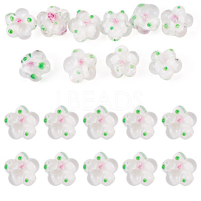 10Pcs Handmade Lampwork Beads LAMP-TADJ0001-01B-1