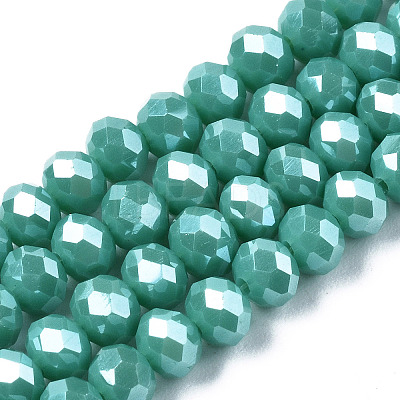 Electroplate Glass Beads Strands LS-EGLA-A034-P1mm-A03-1