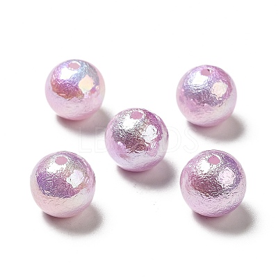 UV Plating Iridescent ABS Plastic Beads LS-SACR-A001-05D-1