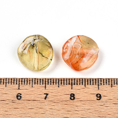 Transparent Acrylic Beads TACR-T028-41F-1