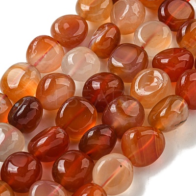 Natural Brazil Red Agate Beads Strands G-L599-A01-02-1