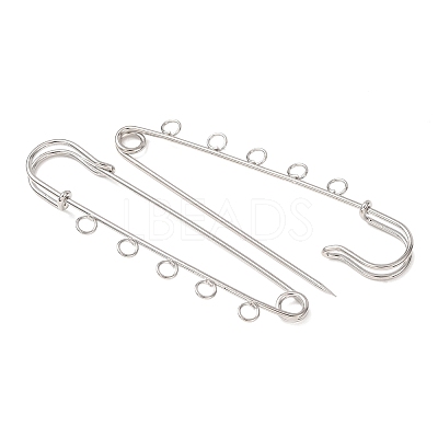 Iron Safety Pins Brooch Findings RN-CBAB9AC-03P-1