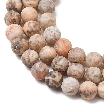 Natural Feldspar Bead Strands G-P295-06-8mm-1