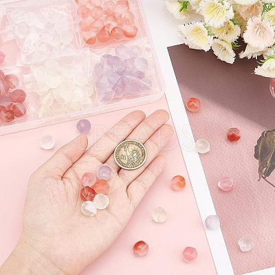 120Pcs 6 Colors Glass Beads GGLA-NB0001-11-1