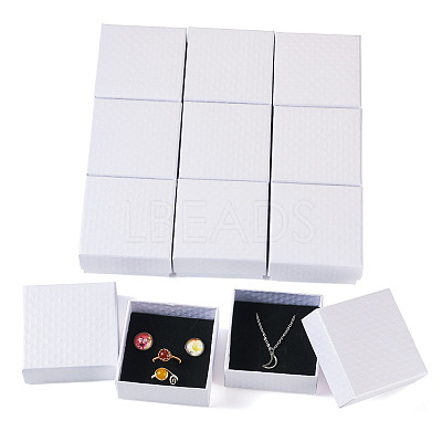 Rhombus Textured Cardboard Gift Storage Boxes CON-TAC0010-03B-01-1
