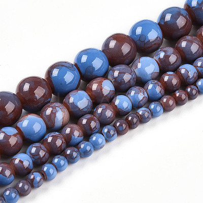 Baking Paint Glass Beads X1-DGLA-N003-10mm-C10-1