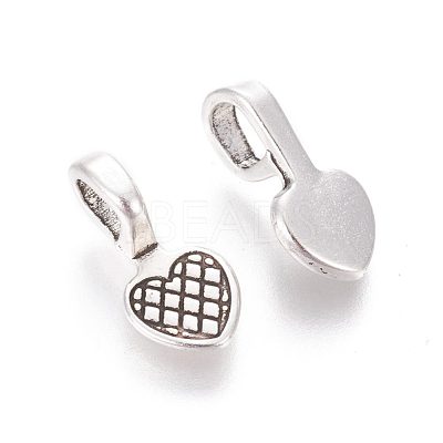 Tibetan Style Glue-on Flat Pad Bails LF11521Y-NF-1