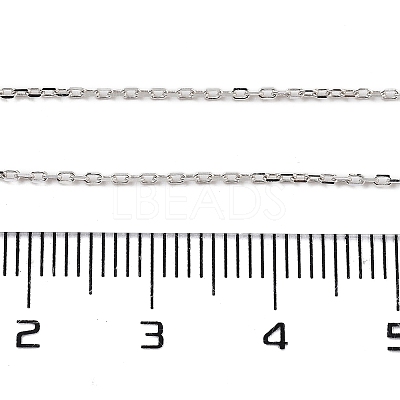 925 Sterling Silver Paperclip Chains STER-P064-04P-1