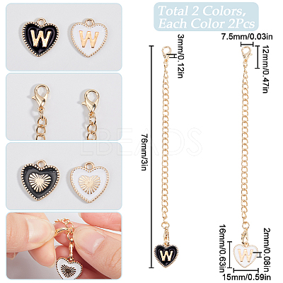 2 Sets Alloy Enamel Cup Pendant Decorations HJEW-SC0001-56W-1