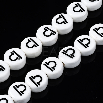 Handmade Porcelain Ceramic Beads Strands PORC-S502-032K-1