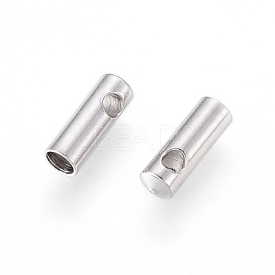 Tarnish Resistant 304 Stainless Steel Cord Ends STAS-F232-01C-P-1