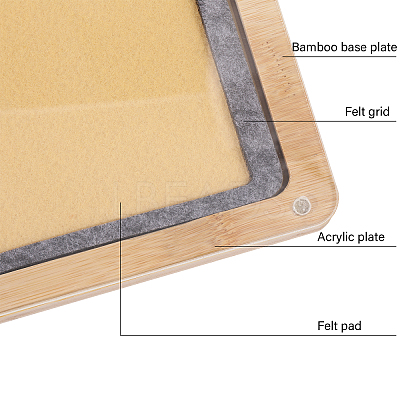 Bamboo Jewelry Display Cases DIY-BC0014-25B-1