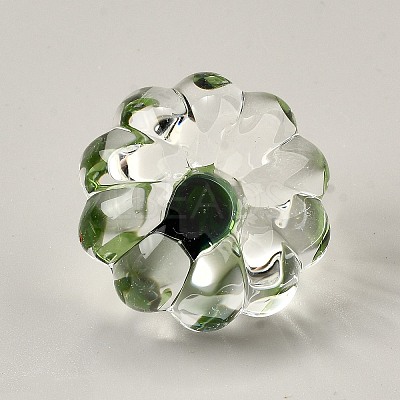 Glass Pumpkin Display Decorations DJEW-WH0043-71C-03-1