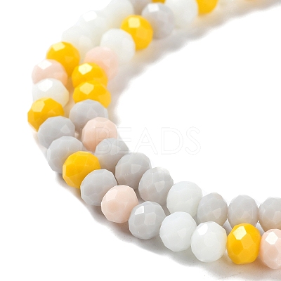 Glass Beads Strands EGLA-A034-M6mm-39-1