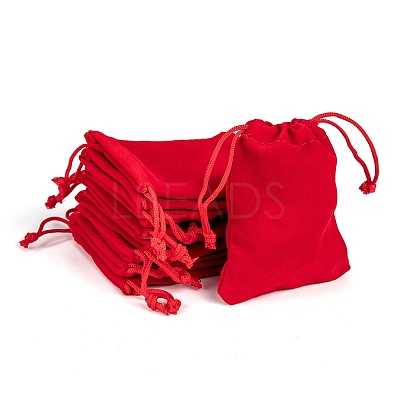 Rectangle Velvet Pouches LS-TP-R002-7x9-04-1