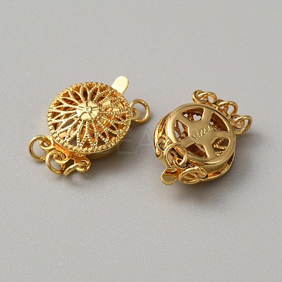 Brass Box Clasps KK-WH0079-16C-G-1