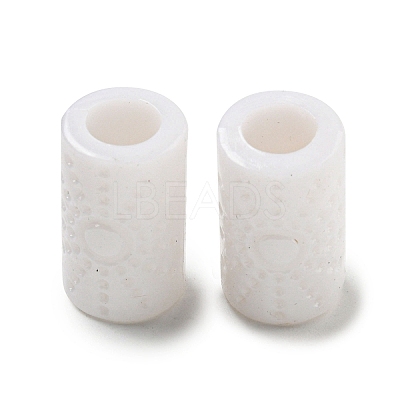 Opaque Acrylic European Beads SACR-L007-002B-1