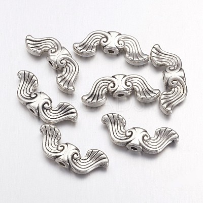 Tibetan Style Alloy Beads TIBEB-EA9130Y-LF-1