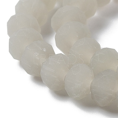 Imitation Jade Solid Color Glass Beads Strands EGLA-A034-J4mm-MD10-1