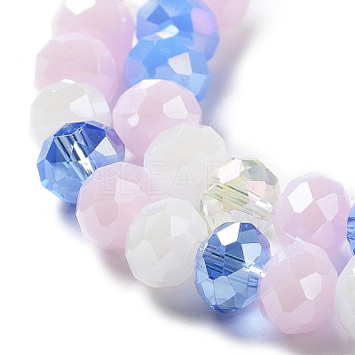 Glass Beads Strands EGLA-A034-M8mm-18-1