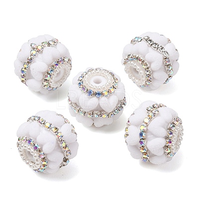 Rwsin & Acrylic & ABS Imitation Pearl Beads RE-CBA1913-03H-1