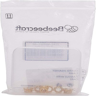 Rack Plating Brass Micro Pave Cubic Zirconia Beads ZIRC-NB0001-08-1